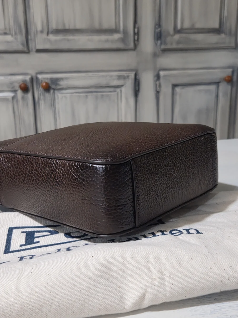 Polo Ralph Lauren Brown Leather Bag